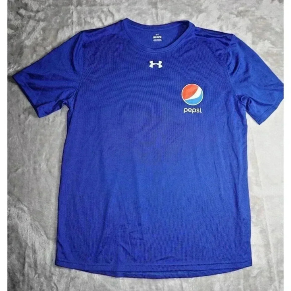 Pepsi Underarmour Short Sleeve Soft Polyester T Shirt Size M - Picture 2 of 13
